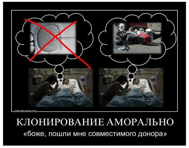 Клонирование аморально